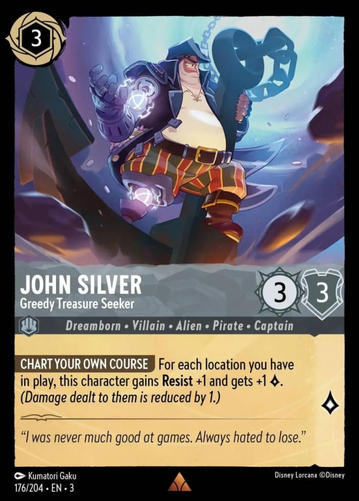 John Silver Greedy Treasure Into the Inklands